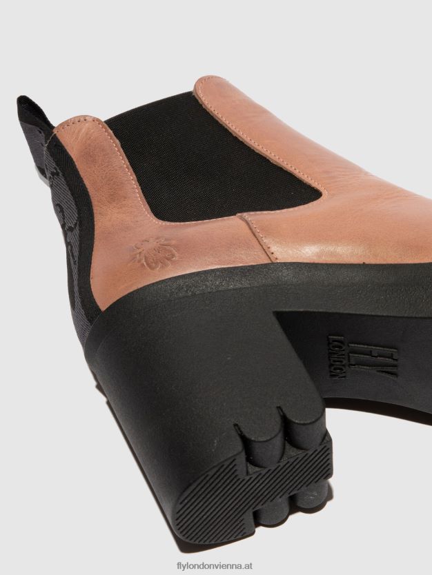 Chelsea-Stiefeletten tope520 Frauen Fly London ZV2XXB213 Teppich Rose