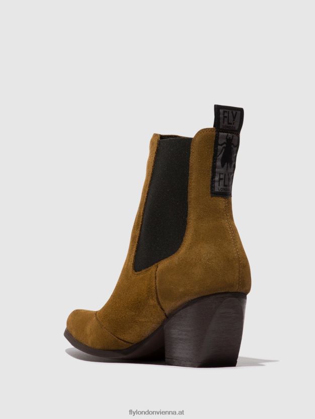 Chelsea-Stiefeletten torm911 Frauen Fly London ZV2XXB113 Kamel