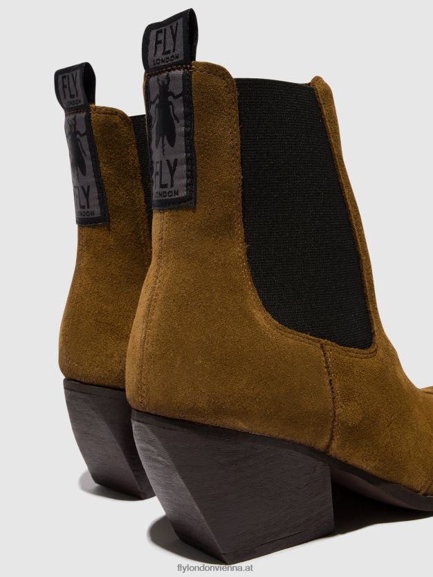 Chelsea-Stiefeletten torm911 Frauen Fly London ZV2XXB113 Kamel