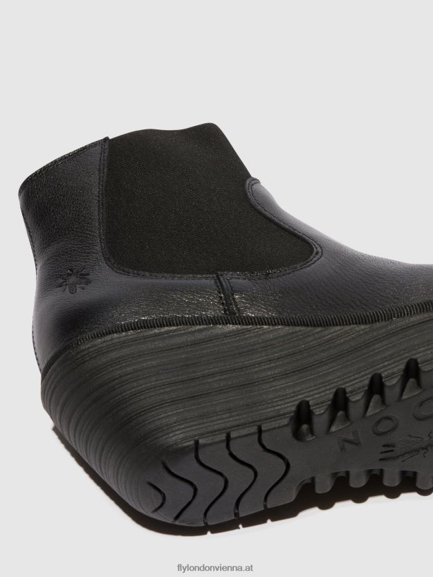 Chelsea-Stiefeletten yade398 Frauen Fly London ZV2XXB7 Schwarz