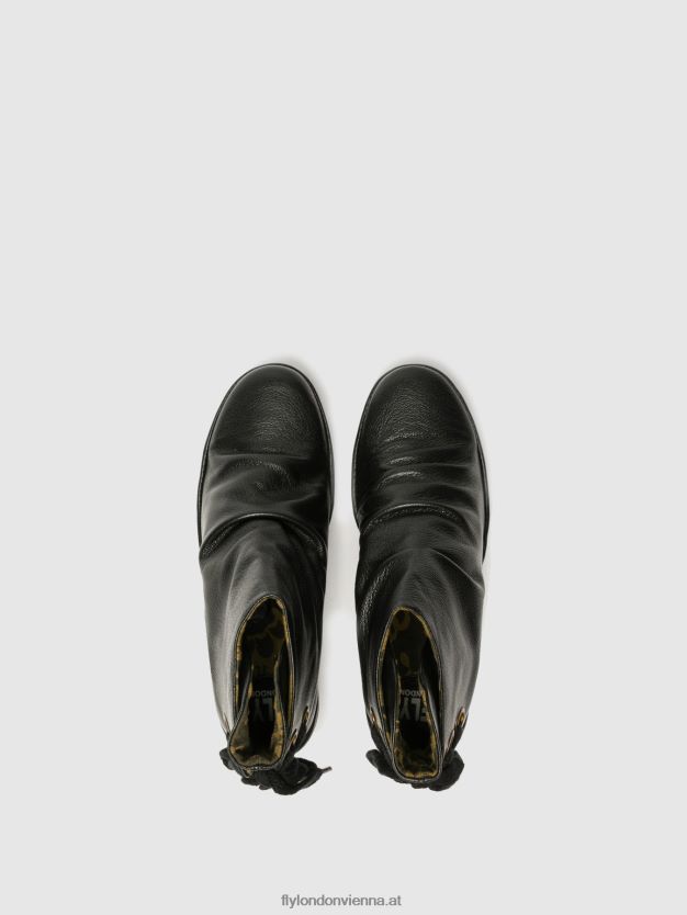 Keilstiefeletten Frauen Fly London ZV2XXB16 Yama schwarz