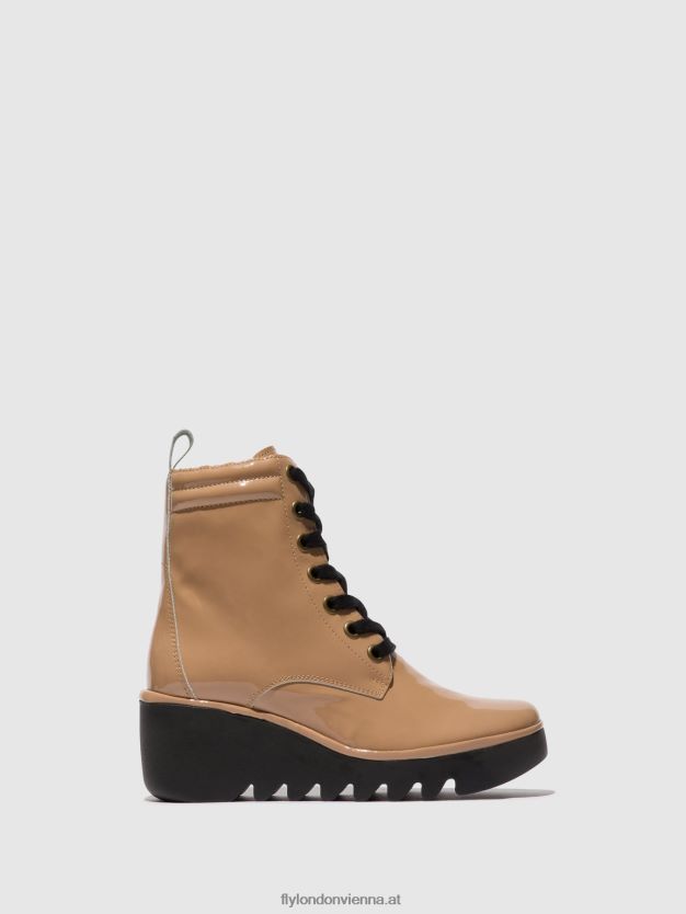 Schnürstiefeletten biaz329 Frauen Fly London ZV2XXB109 Cappuccino