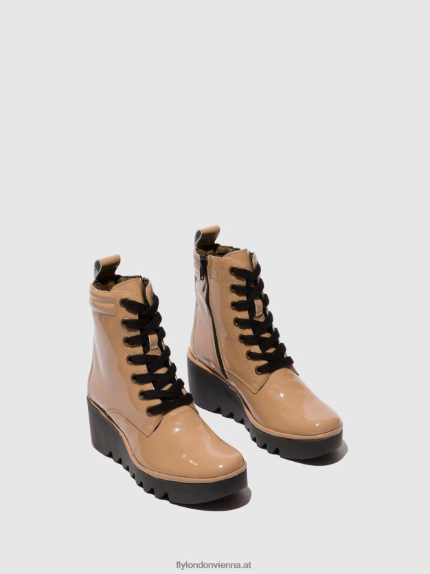 Schnürstiefeletten biaz329 Frauen Fly London ZV2XXB109 Cappuccino