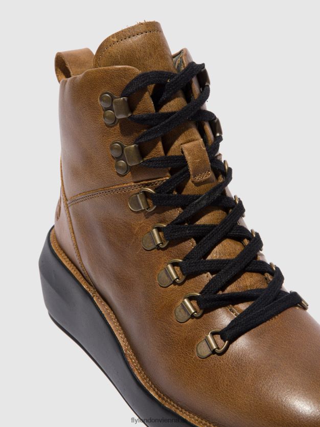 Schnürstiefeletten bika501 Frauen Fly London ZV2XXB206 Teppich Kamel