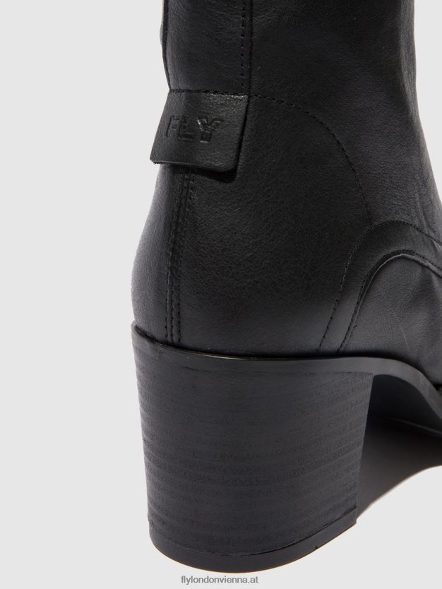 Schnürstiefeletten blya070 Frauen Fly London ZV2XXB208 Verona schwarz