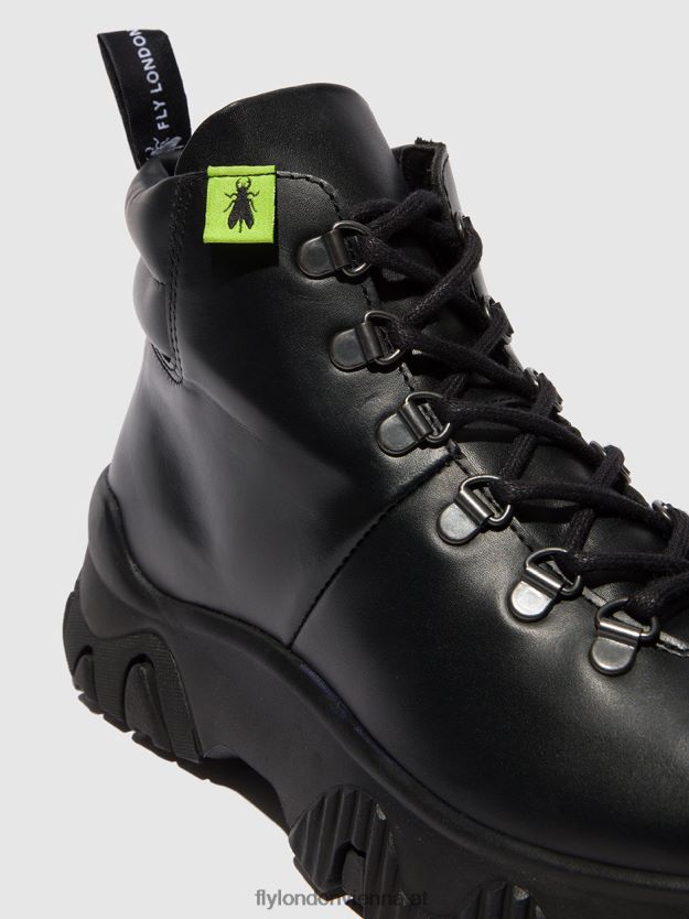 Schnürstiefeletten figa887 Frauen Fly London ZV2XXB166 Tunderschwarz