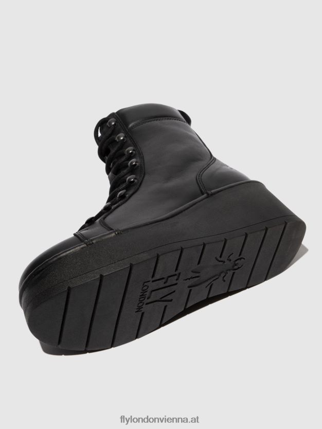 Schnürstiefeletten hand247 Frauen Fly London ZV2XXB102 Schwarz