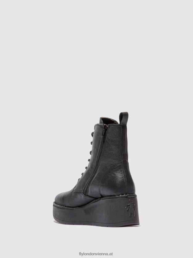 Schnürstiefeletten hepe239 Frauen Fly London ZV2XXB199 Verona schwarz