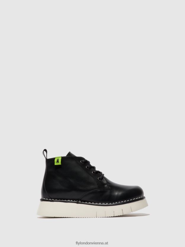 Schnürstiefeletten idda244 Frauen Fly London ZV2XXB167 Tunderschwarz