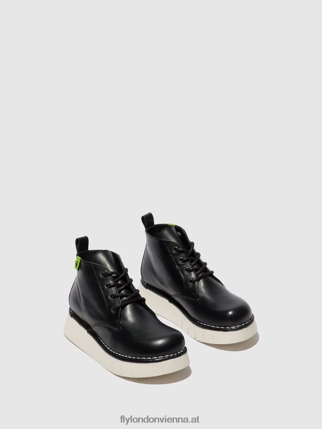 Schnürstiefeletten idda244 Frauen Fly London ZV2XXB167 Tunderschwarz