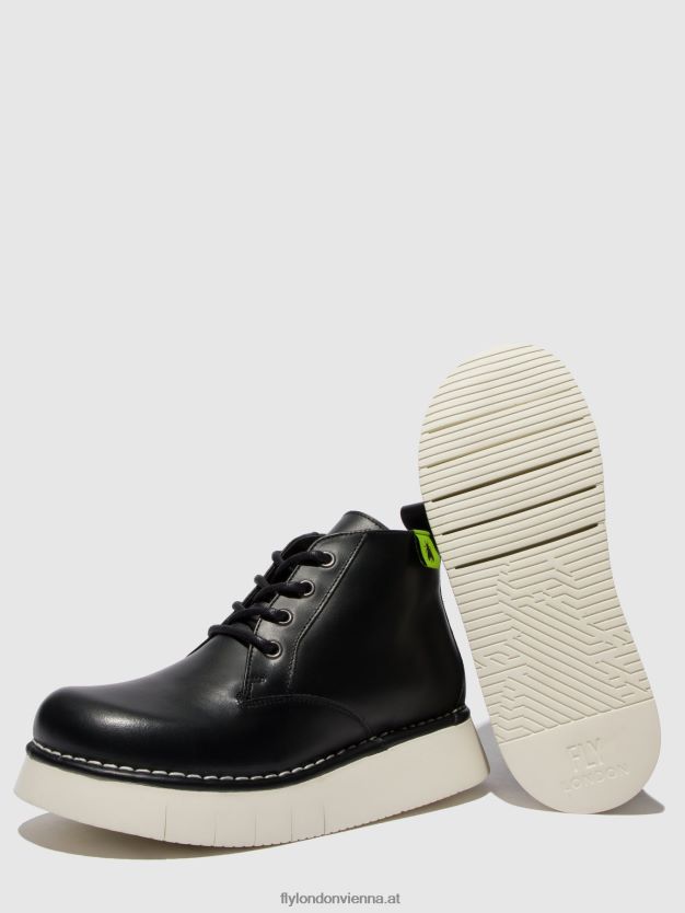 Schnürstiefeletten idda244 Frauen Fly London ZV2XXB167 Tunderschwarz