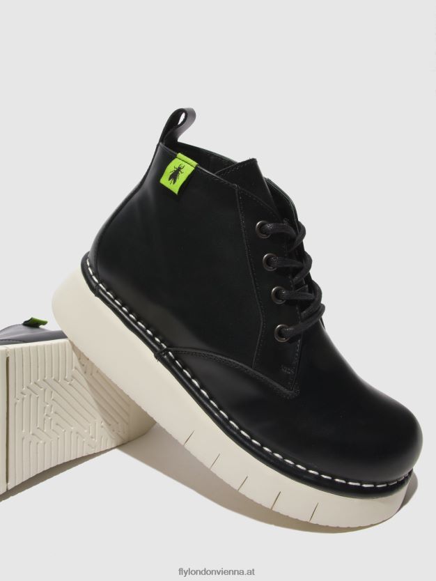 Schnürstiefeletten idda244 Frauen Fly London ZV2XXB167 Tunderschwarz