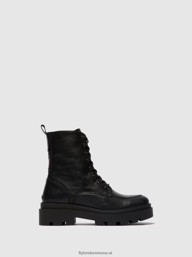 Schnürstiefeletten jaye878 Frauen Fly London ZV2XXB104 Schwarz