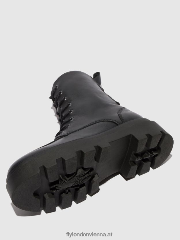 Schnürstiefeletten jaye878 Frauen Fly London ZV2XXB104 Schwarz