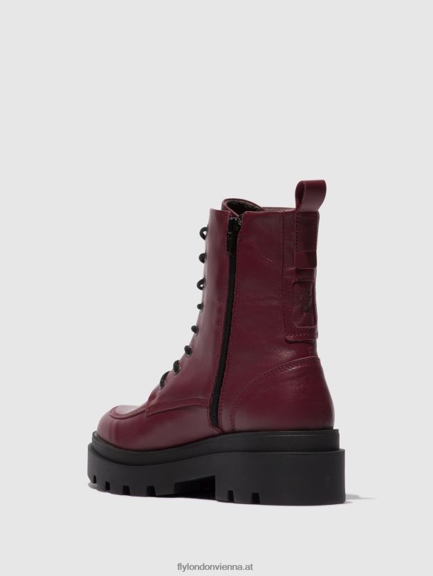 Schnürstiefeletten jaye878 Frauen Fly London ZV2XXB97 Wein