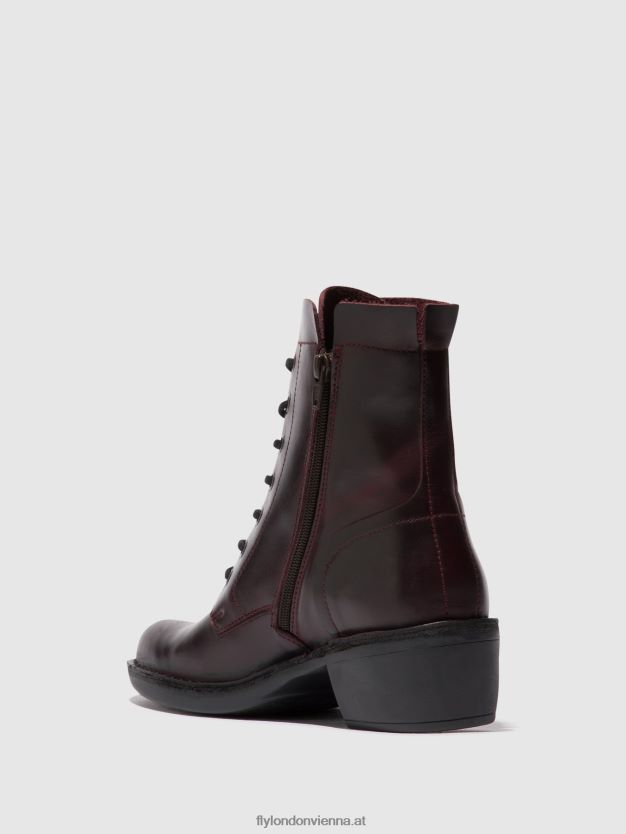 Schnürstiefeletten milu044 Frauen Fly London ZV2XXB100 Wein