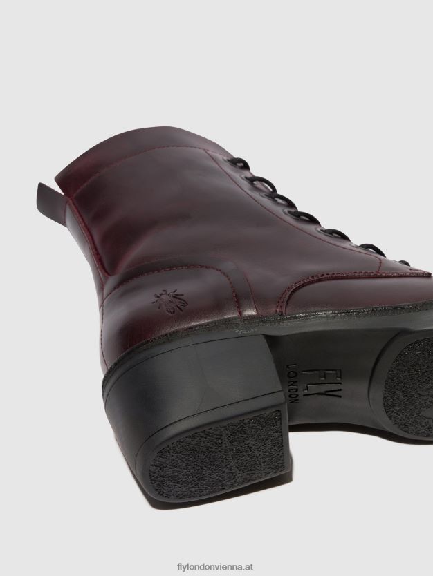 Schnürstiefeletten milu044 Frauen Fly London ZV2XXB100 Wein