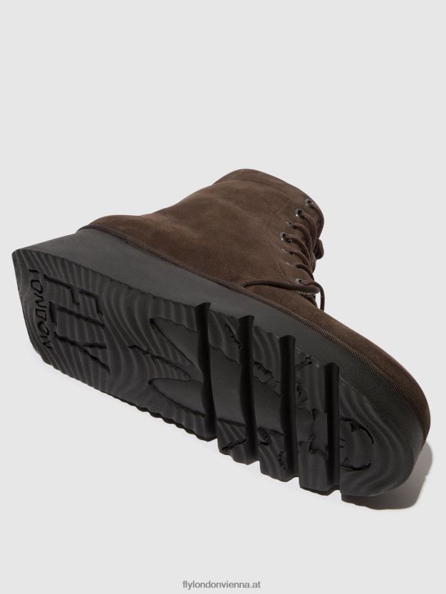 Schnürstiefeletten pall404 Frauen Fly London ZV2XXB94 dk. Taupe