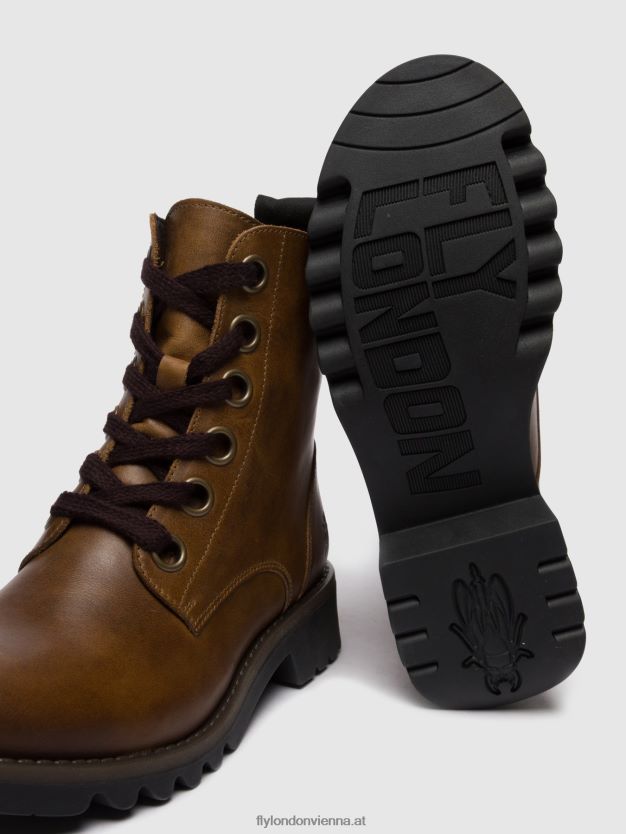 Schnürstiefeletten ragi539 Frauen Fly London ZV2XXB251 Teppich Kamel