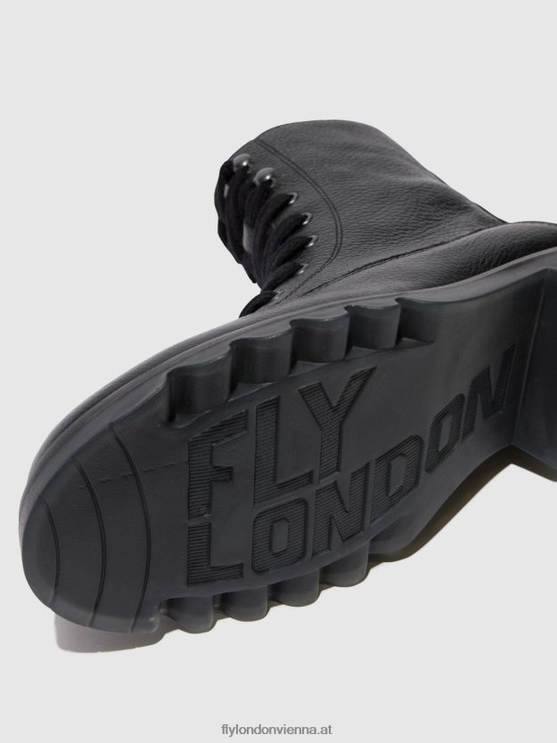 Schnürstiefeletten reid893 Frauen Fly London ZV2XXB91 Schwarz