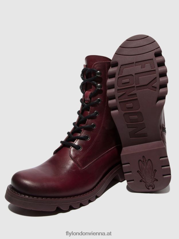 Schnürstiefeletten reid893 Frauen Fly London ZV2XXB93 lila (lila Sohle)