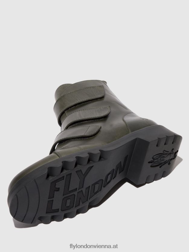 Stiefeletten mit Klettverschluss rach790 Frauen Fly London ZV2XXB76 Diesel (schwarze Sohle)