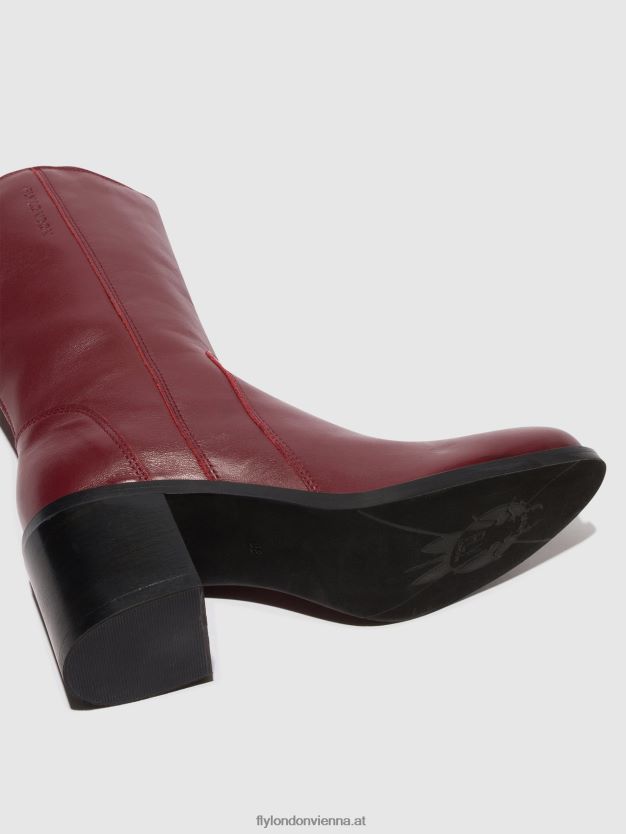 Stiefeletten mit Reißverschluss asta914 Frauen Fly London ZV2XXB75 Wein