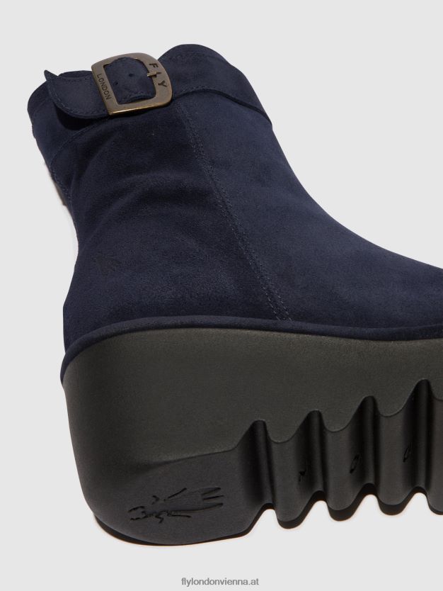 Stiefeletten mit Reißverschluss bepp396 Frauen Fly London ZV2XXB65 Marine