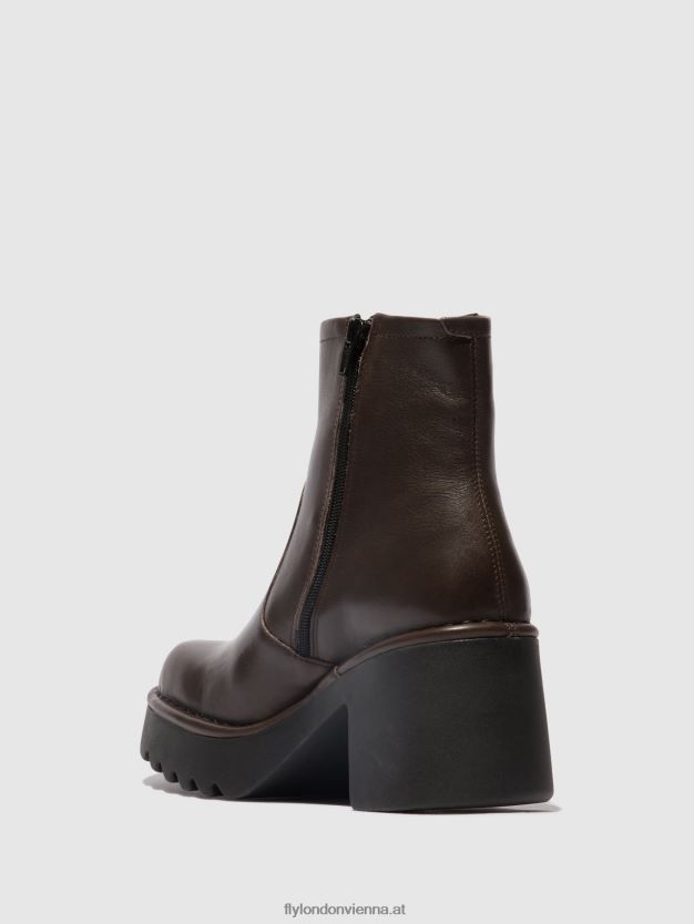 Stiefeletten mit Reißverschluss moge250 Frauen Fly London ZV2XXB52 dk.taupe