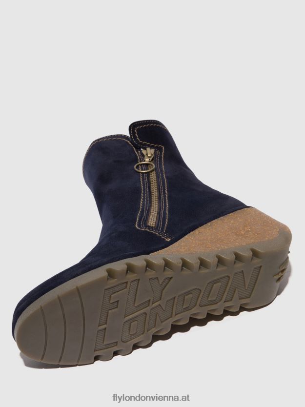 Stiefeletten mit Reißverschluss nela407 Frauen Fly London ZV2XXB47 Marine