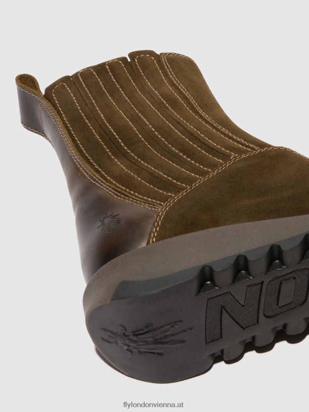 Stiefeletten mit Reißverschluss suzy899 Frauen Fly London ZV2XXB36 Schlamm/Olive