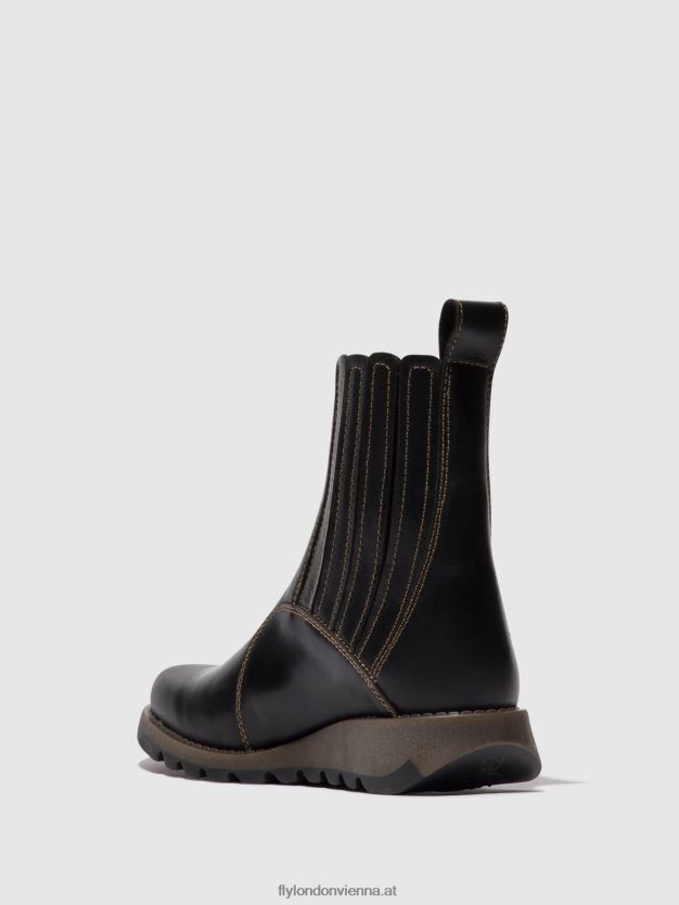 Stiefeletten mit Reißverschluss suzy899 Frauen Fly London ZV2XXB38 Schwarz