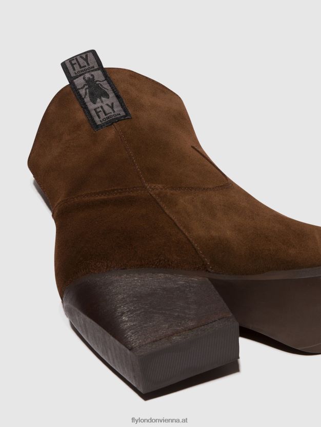 Stiefeletten mit Reißverschluss tabb905 Frauen Fly London ZV2XXB33 Schokolade