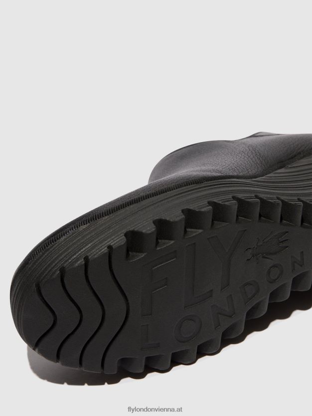 Stiefeletten mit Reißverschluss yego400 Frauen Fly London ZV2XXB34 Schwarz