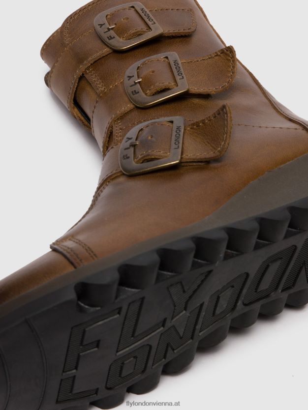 Stiefeletten mit Schnalle scop110 Frauen Fly London ZV2XXB246 Teppich Kamel