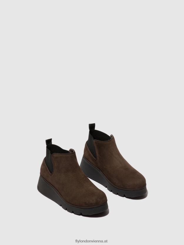 elastische Stiefeletten pada403 Frauen Fly London ZV2XXB112 dk. Taupe