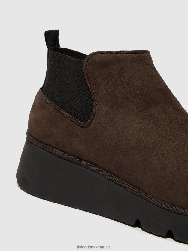 elastische Stiefeletten pada403 Frauen Fly London ZV2XXB112 dk. Taupe