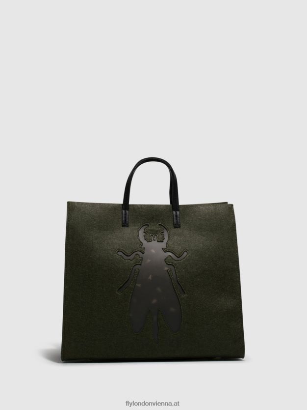 Handtaschentaschen amur702 Frauen Fly London ZV2XXB794 dunkelgrün