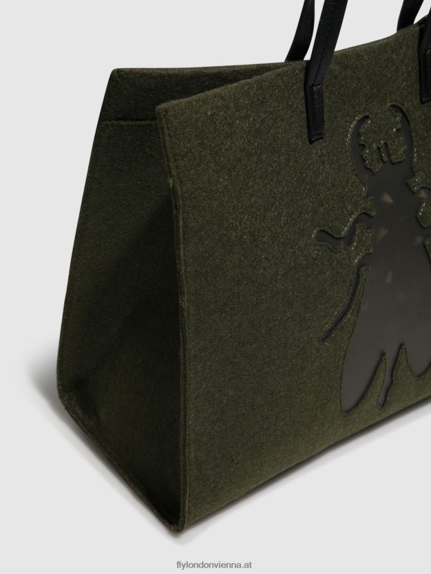 Handtaschentaschen amur702 Frauen Fly London ZV2XXB794 dunkelgrün
