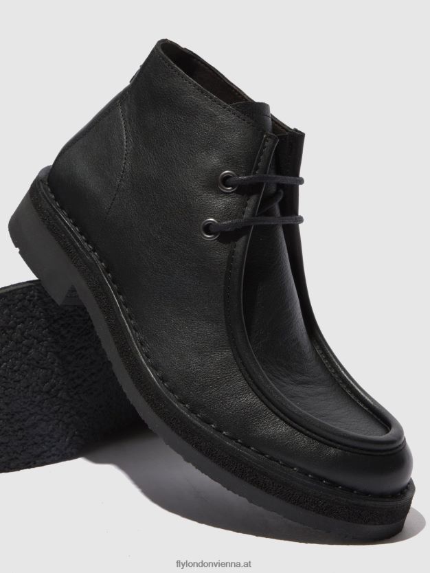 Schnürstiefeletten rodo076 Männer Fly London ZV2XXB811 Bioschwarz